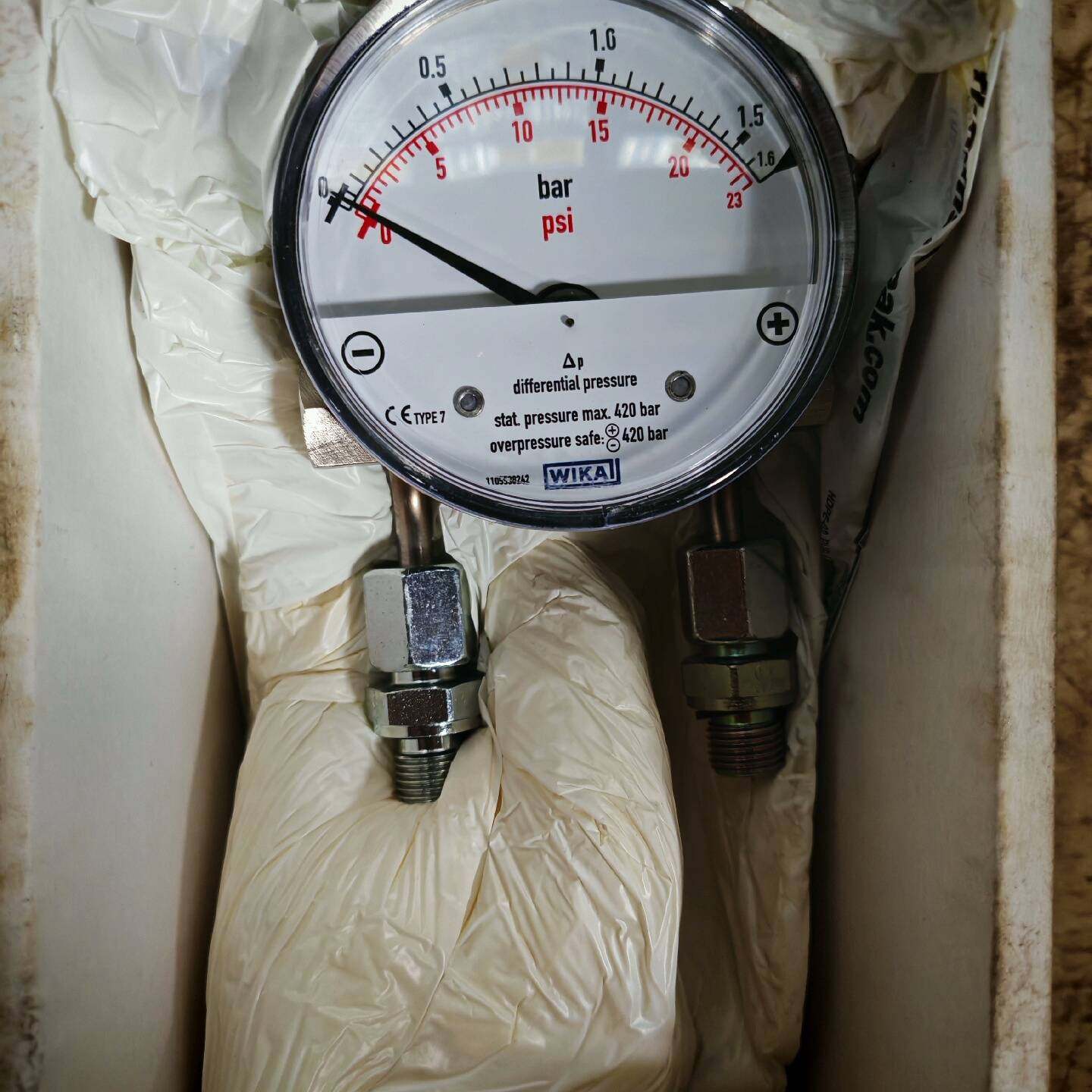 可维修Zander 420bar压力表