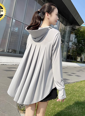 防晒衣女2025夏季新款冰丝透气防晒服防紫外线户外电动车薄款外套