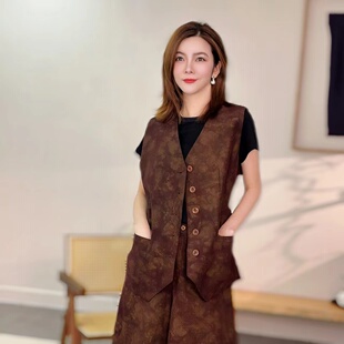 DLF 马甲 夏小天 887139 专注原创香云纱