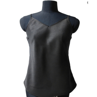 887498 纯桑蚕丝香云纱V领百搭大斜裁吊带DLF 周末老粉回馈