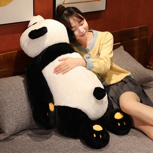 熊猫抱枕女生睡觉夹腿大号布娃娃玩偶抱抱熊可爱抱睡公仔毛绒玩具