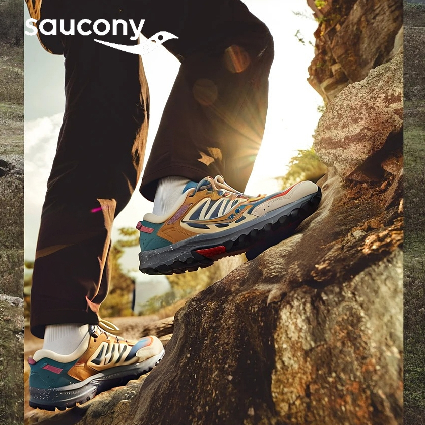 GRID PEAK千禧Saucony索康尼Y2k复古休闲通勤鞋秋冬男女越野跑鞋