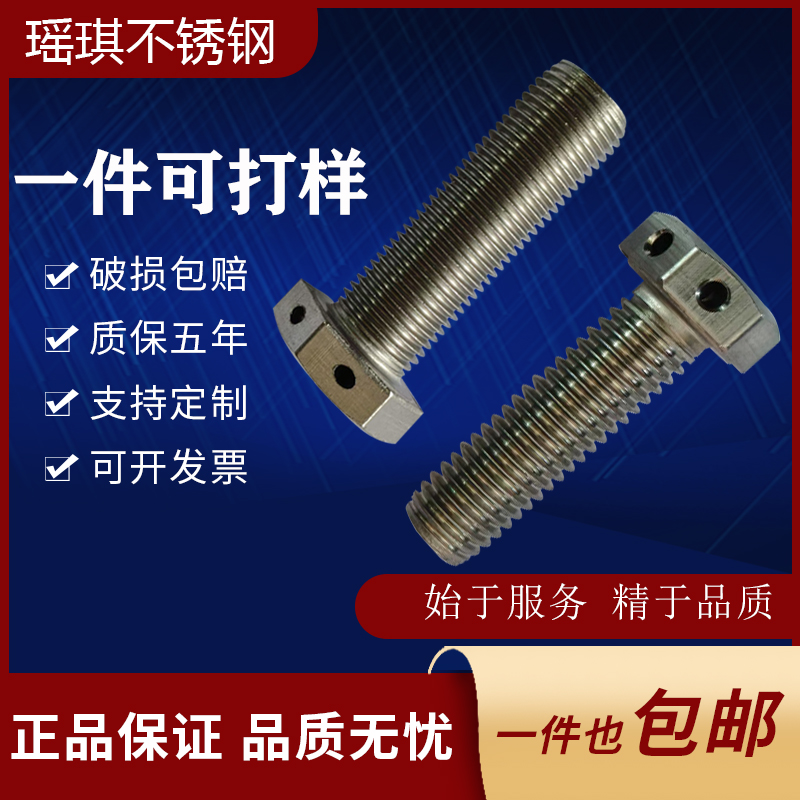 (一件可做）304外六角头部带孔