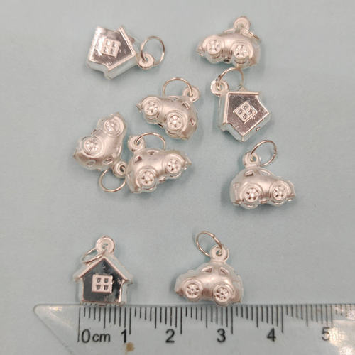 纯银990足银DIY饰品挂件