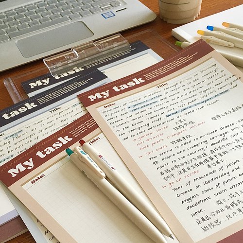 CREAMSODA奶油苏打拍纸本学习纸便签B5my task