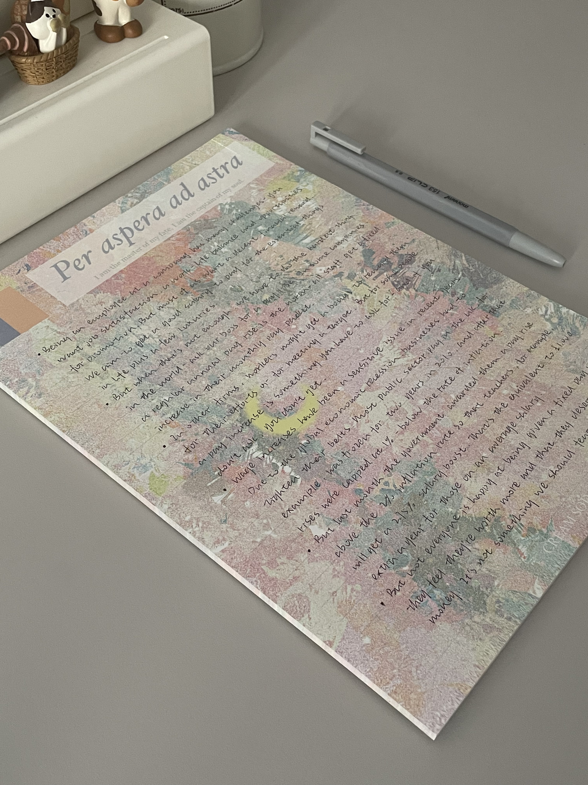 奶油苏打拍纸本ins风可撕便签信纸赤霞橘光creamsoda