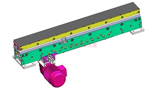 堆垛机自动伸缩货叉3D模型图纸 带工程图  solidworks学习图纸