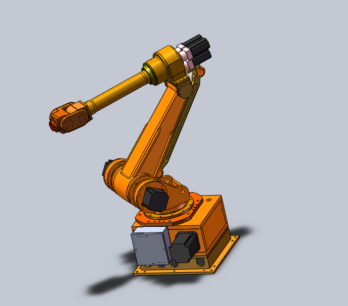 工业机器人/机械手臂/六6轴/含全套3Dsolidworks模型+2D工程图纸