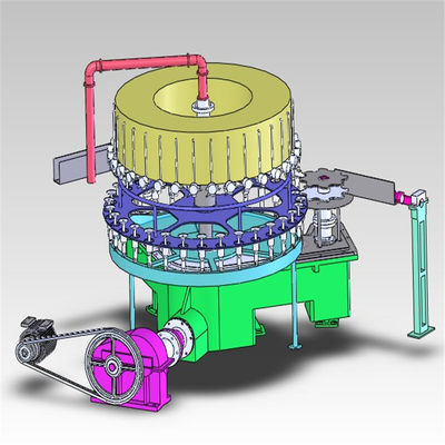 旋转式啤酒灌装机3D图纸非标自动化机械3D模型