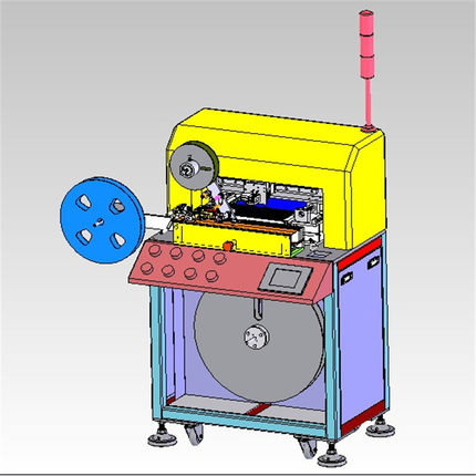 SMD元器件全自动编带包装机3D图纸 E326 非标自动化机