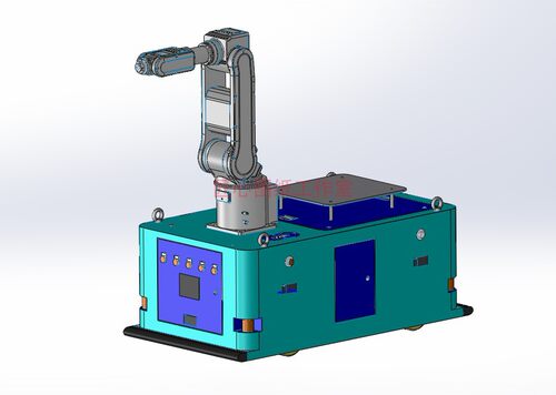 AGV小车机器人 自动导引运输AGV3D图纸 solideworks设计