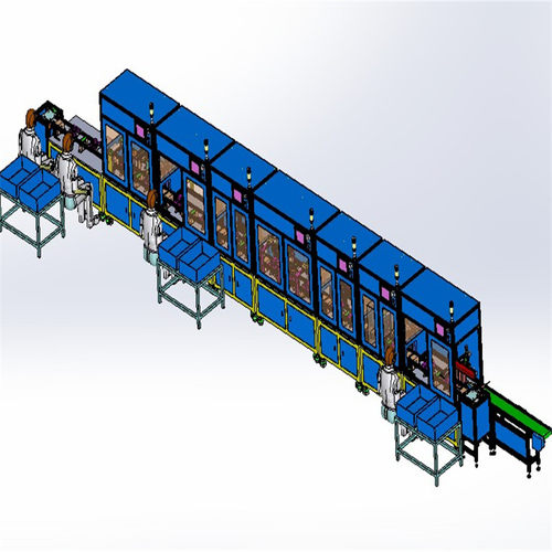 全自动球泡组装生产线3D图纸 T882 非标自动化机械3D图纸素材素材