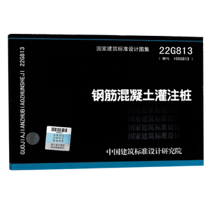 22G813钢筋混凝土灌注桩(代替10SG813)