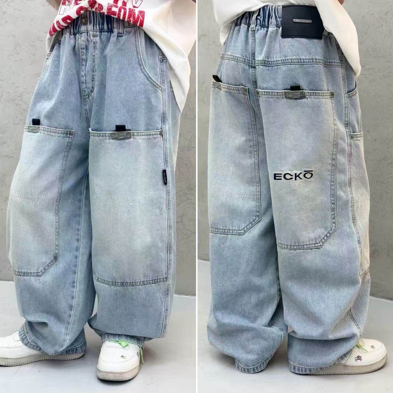 2026春秋牛仔裤男童薄款休闲宽松裤子2610