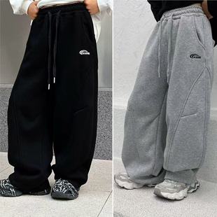 5015 男童加厚卫裤 2025儿童冬季 休闲加绒长裤