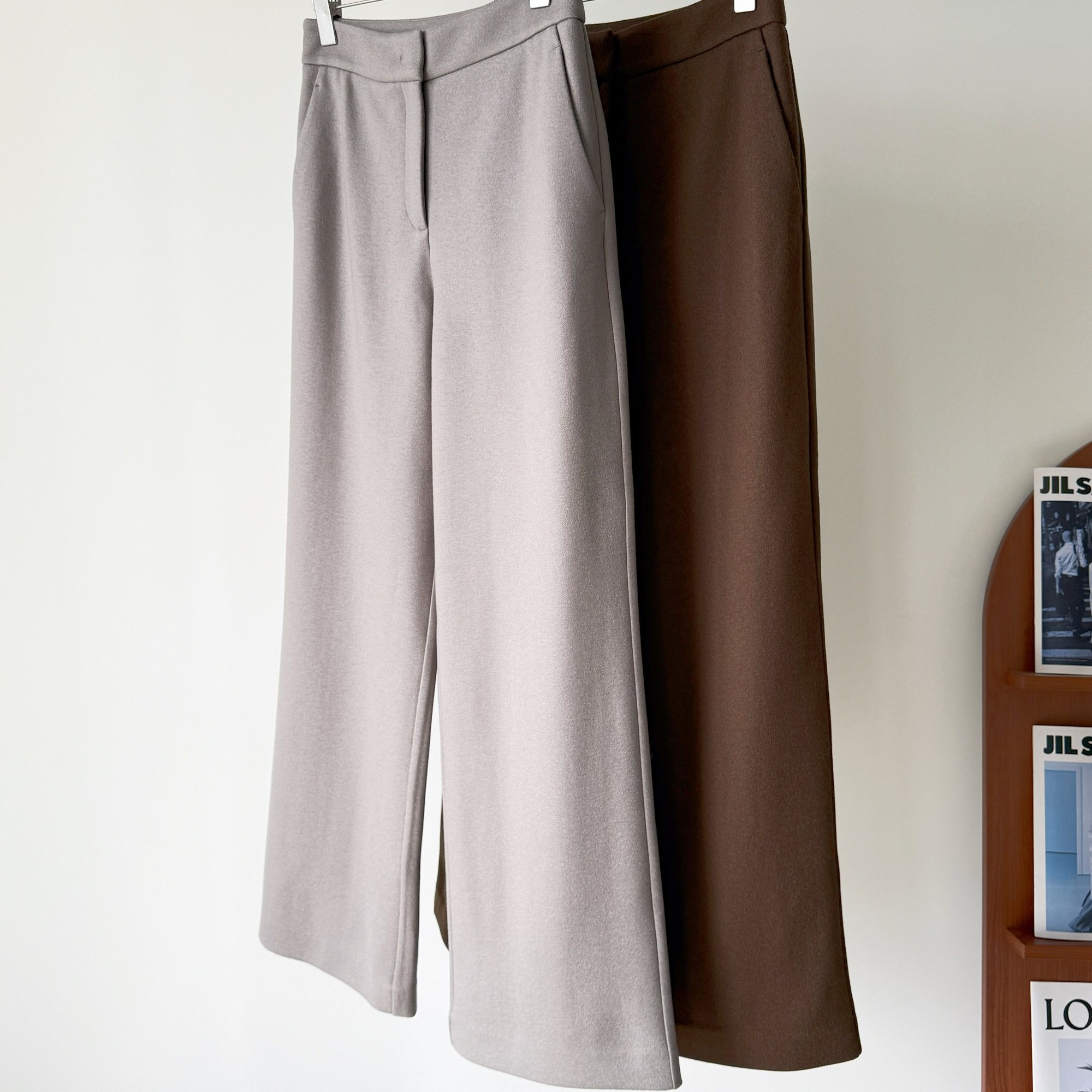 宝藏神裤 国货之光 嫡系圆机针织布羊毛高腰立裁直筒阔腿休闲裤女,女装/女士精品,休闲裤,淘宝优惠券,粉丝福利购,淘宝优惠卷