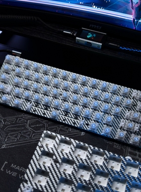 江湾AE61 Pro /双灯/空格10灯/底灯39颗/480M高频MCU/兼容Gh60