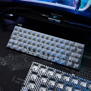 江湾AE61 Pro /双灯/空格10灯/底灯39颗/480M高频MCU/兼容Gh60