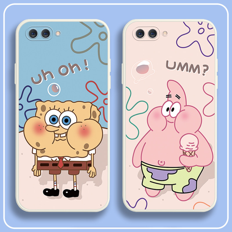 海绵宝宝oppor11手机壳派大星oppor11t保护套r11防摔软胶外壳r11t可爱