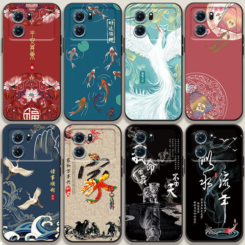 适用于OPPOK10手机壳中国风0pp0k