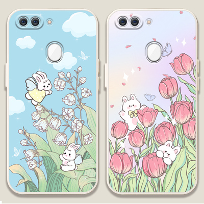 适用于oppor9s手机壳可爱兔子opp