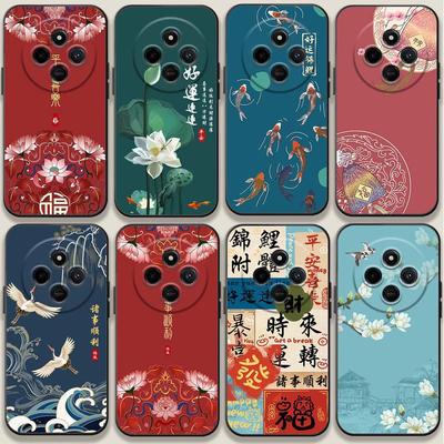 适用小米红米14c手机壳中国风Red