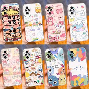 AN00全包20p二百软套por潮男2oo pro创意透明200pro情侣ELP高透防摔ELI 适用荣耀200手机壳可爱女honor 200