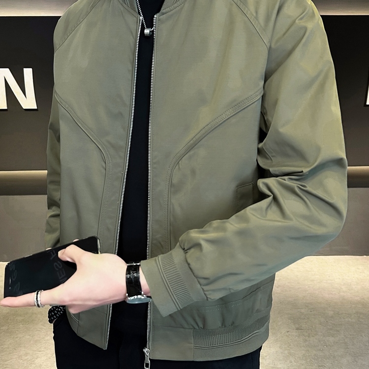 棒球服外套男士春秋款2025新款爆款潮流修身衣服秋季男装薄款夹克