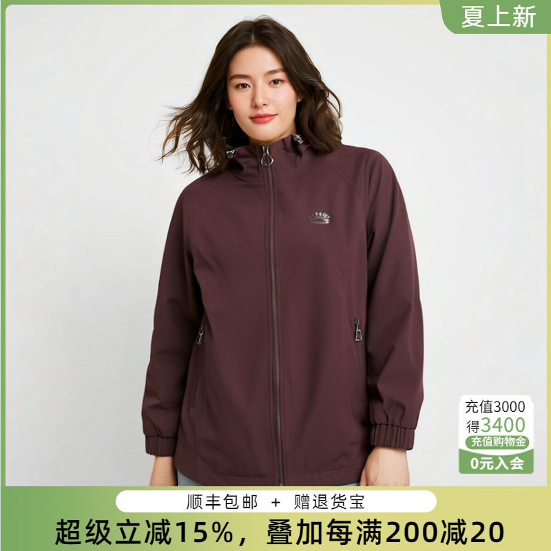 连帽外套胖太太休闲保暖