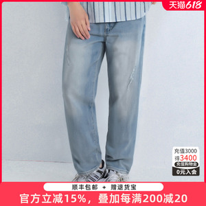 胖太太大码牛仔裤春秋新品