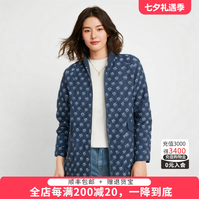 胖太太风衣外套连帽中长宽松舒适