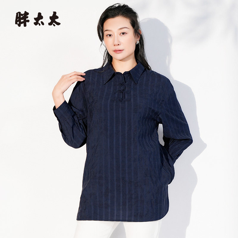 胖太太春秋装中国风