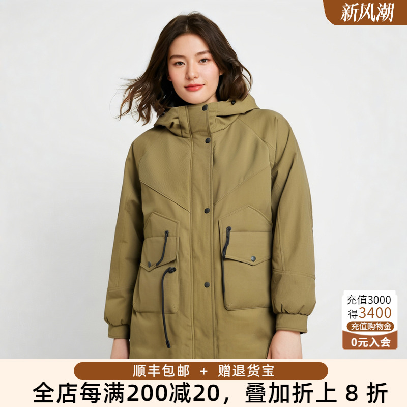 胖太太羽绒服保暖宽松韩版高腰