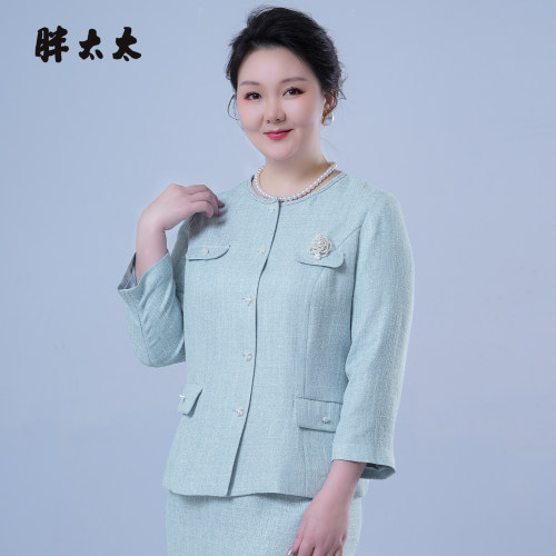 胖太太春季大码新品百搭上衣