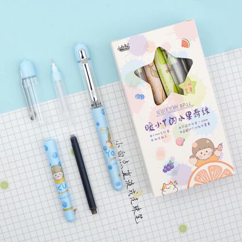 2.6径标直液式小白点走珠笔