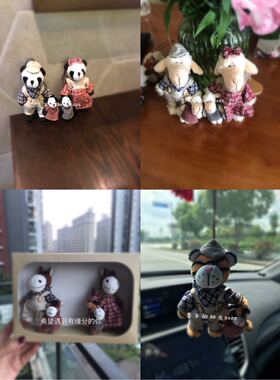 小熊钥匙扣挂扣生日礼物