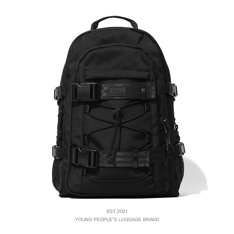 潮牌大容量双肩包男电脑包户外出游背包学生书包女徒步登山旅行包