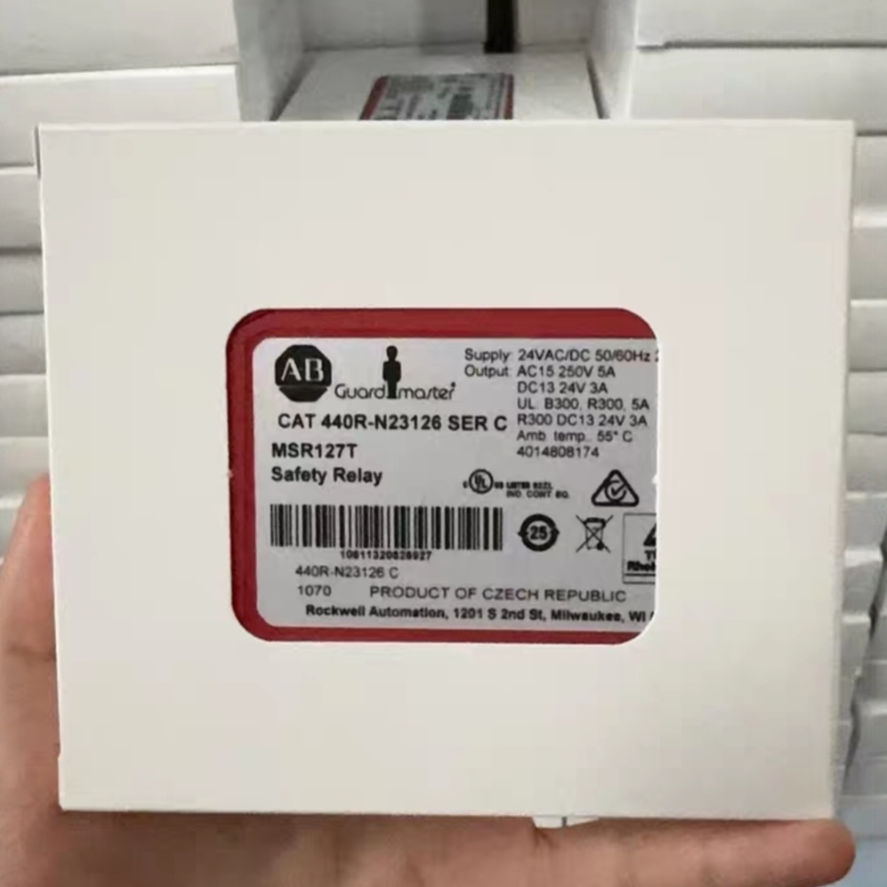 AB罗克韦尔安全继电器MSR127T 440R-N23126全新原装正品现货议价