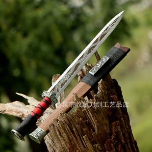 龙泉市十二生肖小汉剑汉式风格匕剑小剑收藏短剑工艺品摆件未开刃