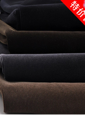 冬季厚款男士条绒裤加肥加大码弹力男裤中老年高腰深档灯芯绒长裤