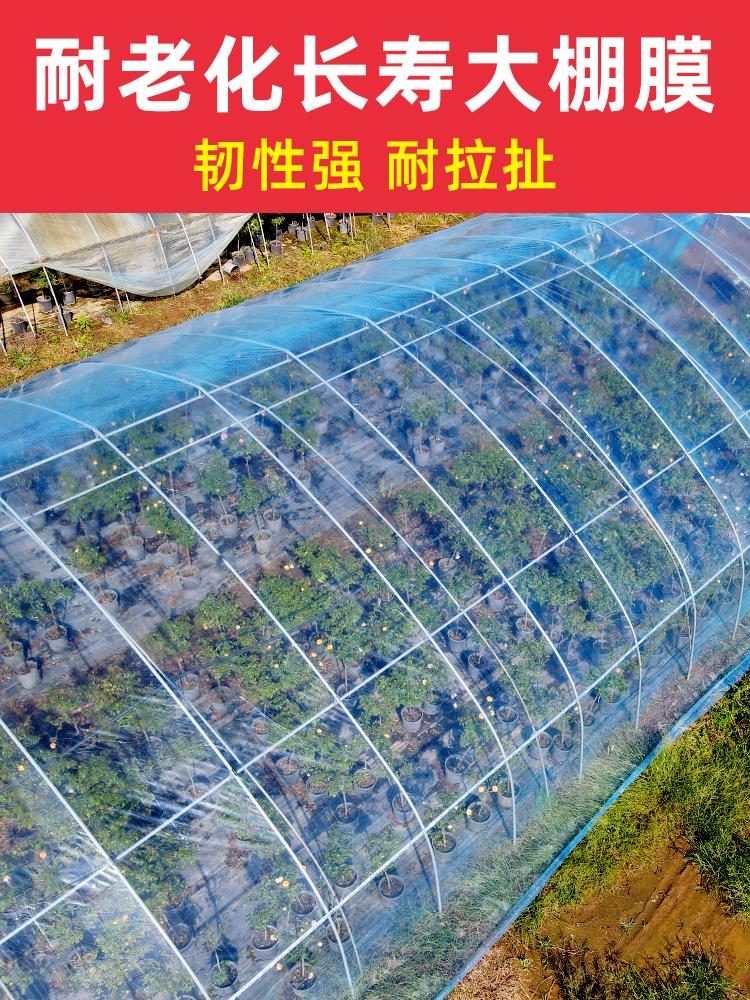 大棚溥膜膜膜膜大棚农用养殖大棚无滴塑料薄膜加厚po膜黑白塑料膜