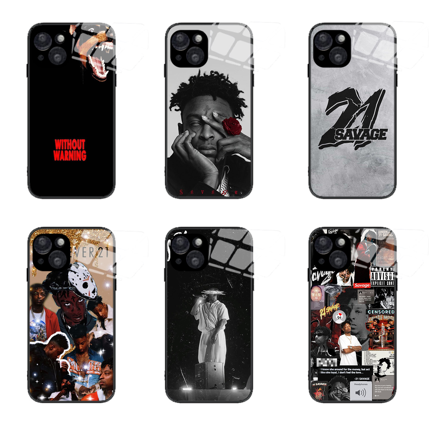 适用iPhone15保护套新专辑嘻哈i am i was说唱21 Savage14小米华为mate60荣耀华为三星s24S23苹果17pro手机壳图片