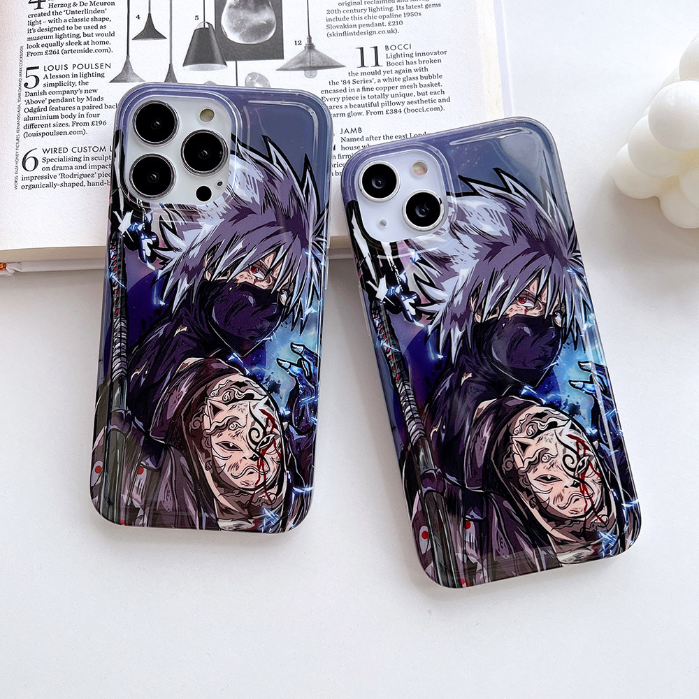 适用潮帅火影忍者卡卡西iphone12promax手机壳11xr苹果8plus13p