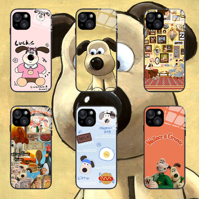 动漫超级无敌掌门狗格罗米特Gromit手机壳适用苹果15华为mate60pro小米一加oppo三星24iPhone16promax保护套
