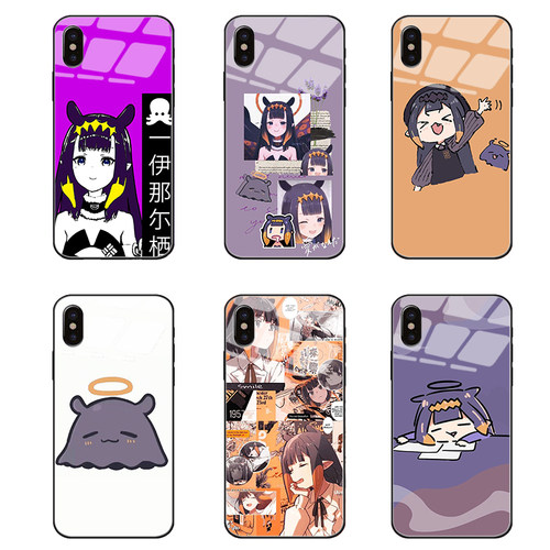 一伊那尔栖Ninomae Ina'nis手机壳适用14苹果13华为mate60小米oppo一加三星S23iPhone15promax保护套