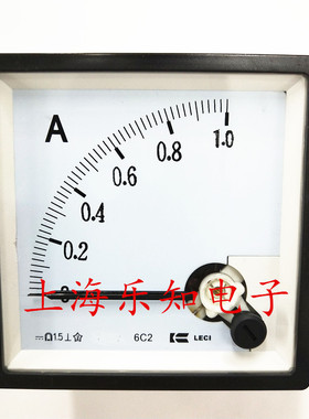 LECI 上海乐磁电压表 6C2 直流表1A 82*82 厂家直销上海柜台