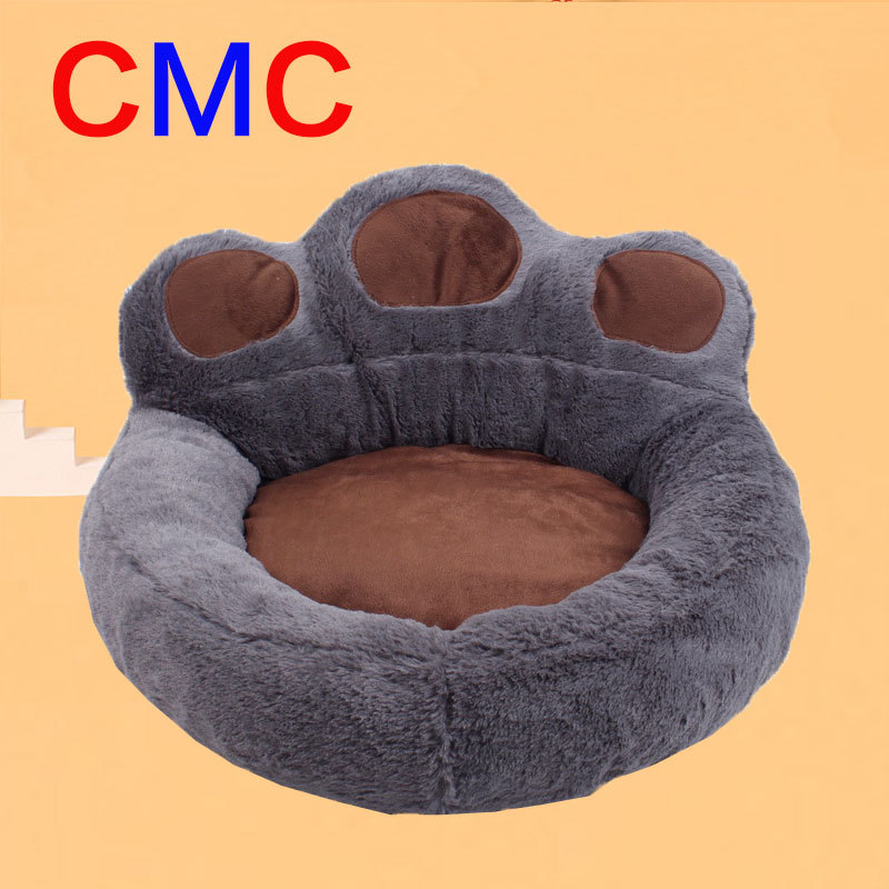 厂家直销宠物用品卡通猫窝狗窝垫沙发熊掌宠物窝可拆洗无痕