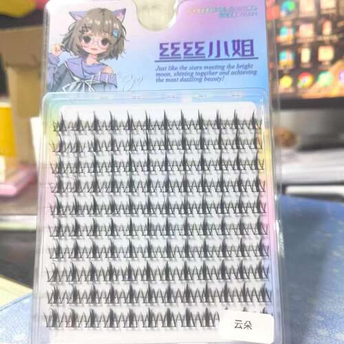 云朵芭比小野兔假睫毛漫画大容量自然粗大芭比恶魔单簇浓密仿真