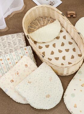 韩国ins婴儿摇篮床垫宝宝老式睡篮新寄托提篮垫被推车躺垫子冬季