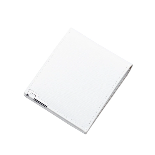 Мужской ультратонкий белый короткий бумажник, маленький кошелек, подходит для студента